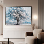 Floral 606 Canvas Art 60 x 40 cm / Black