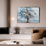 Floral 606 Canvas Art 60 x 40 cm / Black