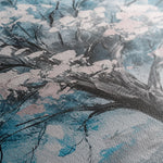 Floral 606 Canvas Art 60 x 40 cm / Black