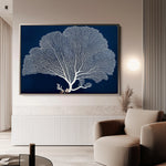 Floral 609 Canvas Art 60 x 40 cm / Black
