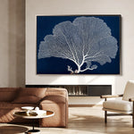Floral 609 Canvas Art 60 x 40 cm / Black