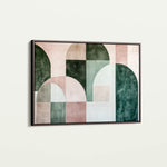 Abstract 610 Canvas Art 60 x 40 cm / Black