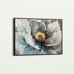 Floral 610 Canvas Art 60 x 40 cm / Black