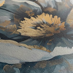 Floral 610 Canvas Art 60 x 40 cm / Black