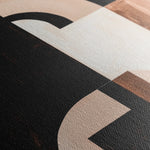 Abstract 611 Canvas Art 60 x 40 cm / Black