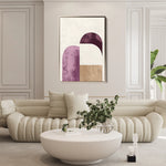 Abstract 613 Canvas Art 60 x 40 cm / Black