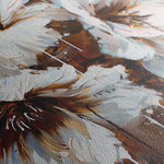Floral 615 Canvas Art 60 x 40 cm / Black