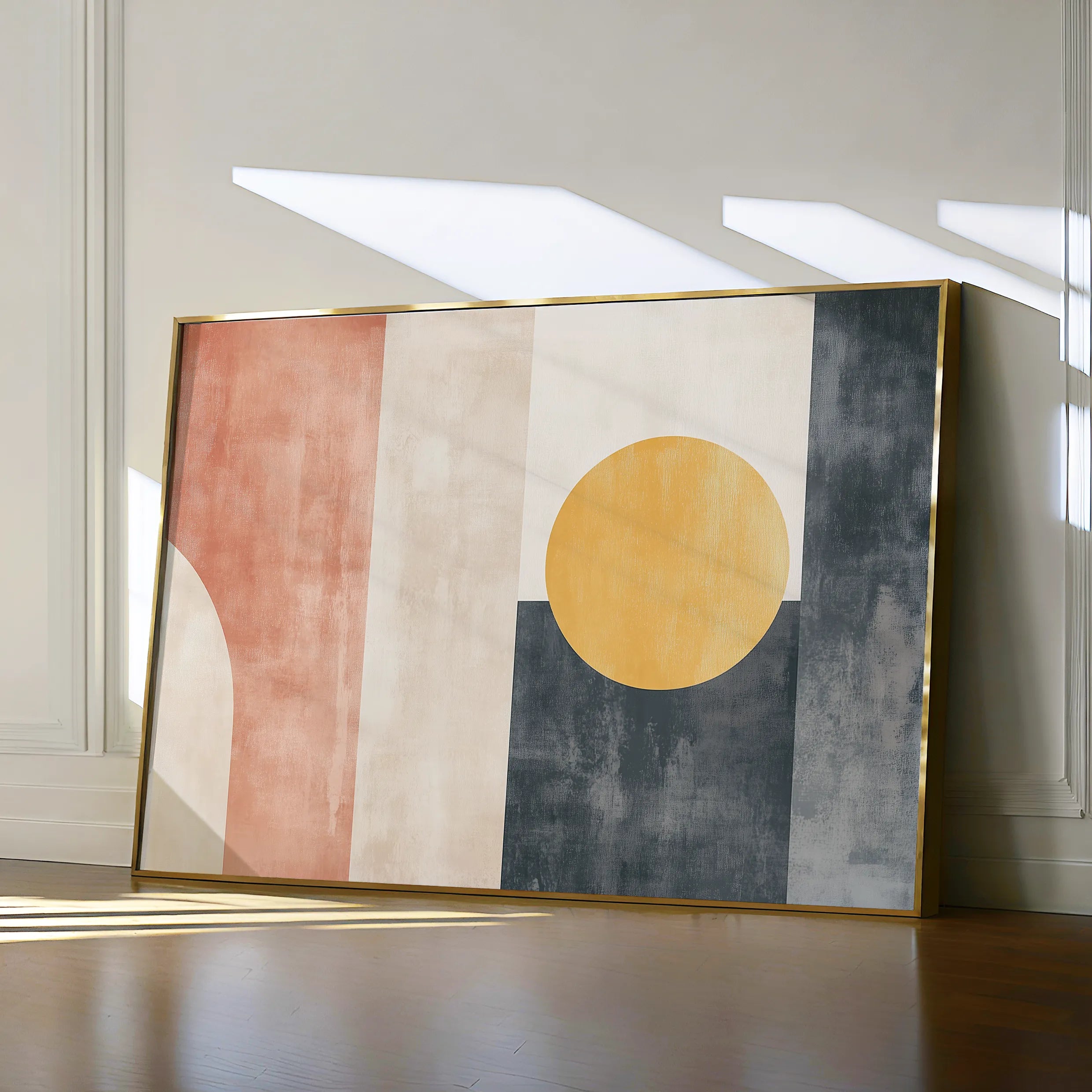 Abstract 616 Canvas Art 60 x 40 cm / Black