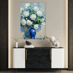 Floral 616 Canvas Art 60 x 40 cm / Black