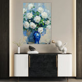 Floral 616 Canvas Art 60 x 40 cm / Black