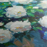 Floral 616 Canvas Art 60 x 40 cm / Black