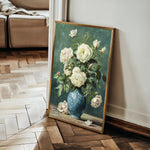 Floral 620 Canvas Art 60 x 40 cm / Black