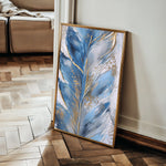 Floral 622 Canvas Art 60 x 40 cm / Black