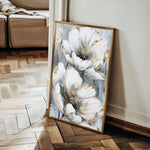 Floral 623 Canvas Art 60 x 40 cm / Black