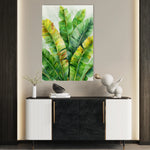 Floral 624 Canvas Art 60 x 40 cm / Black