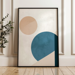Abstract 627 Canvas Art 60 x 40 cm / Black