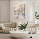 Floral 627 Canvas Art 60 x 40 cm / Black