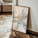 Floral 627 Canvas Art 60 x 40 cm / Black