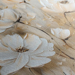 Floral 630 Canvas Art 60 x 40 cm / Black