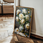 Floral 631 Canvas Art 60 x 40 cm / Black
