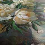 Floral 631 Canvas Art 60 x 40 cm / Black