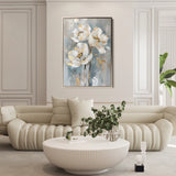 Floral 633 Canvas Art 60 x 40 cm / Black