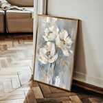Floral 633 Canvas Art 60 x 40 cm / Black