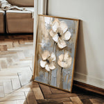 Floral 635 Canvas Art 60 x 40 cm / Black