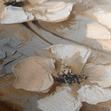 Floral 635 Canvas Art 60 x 40 cm / Black