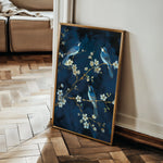 Floral 637 Canvas Art 60 x 40 cm / Black