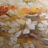 Floral 638 Canvas Art 60 x 40 cm / Black