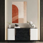 Abstract 639 Canvas Art 60 x 40 cm / Black