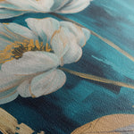 Floral 639 Canvas Art 60 x 40 cm / Black