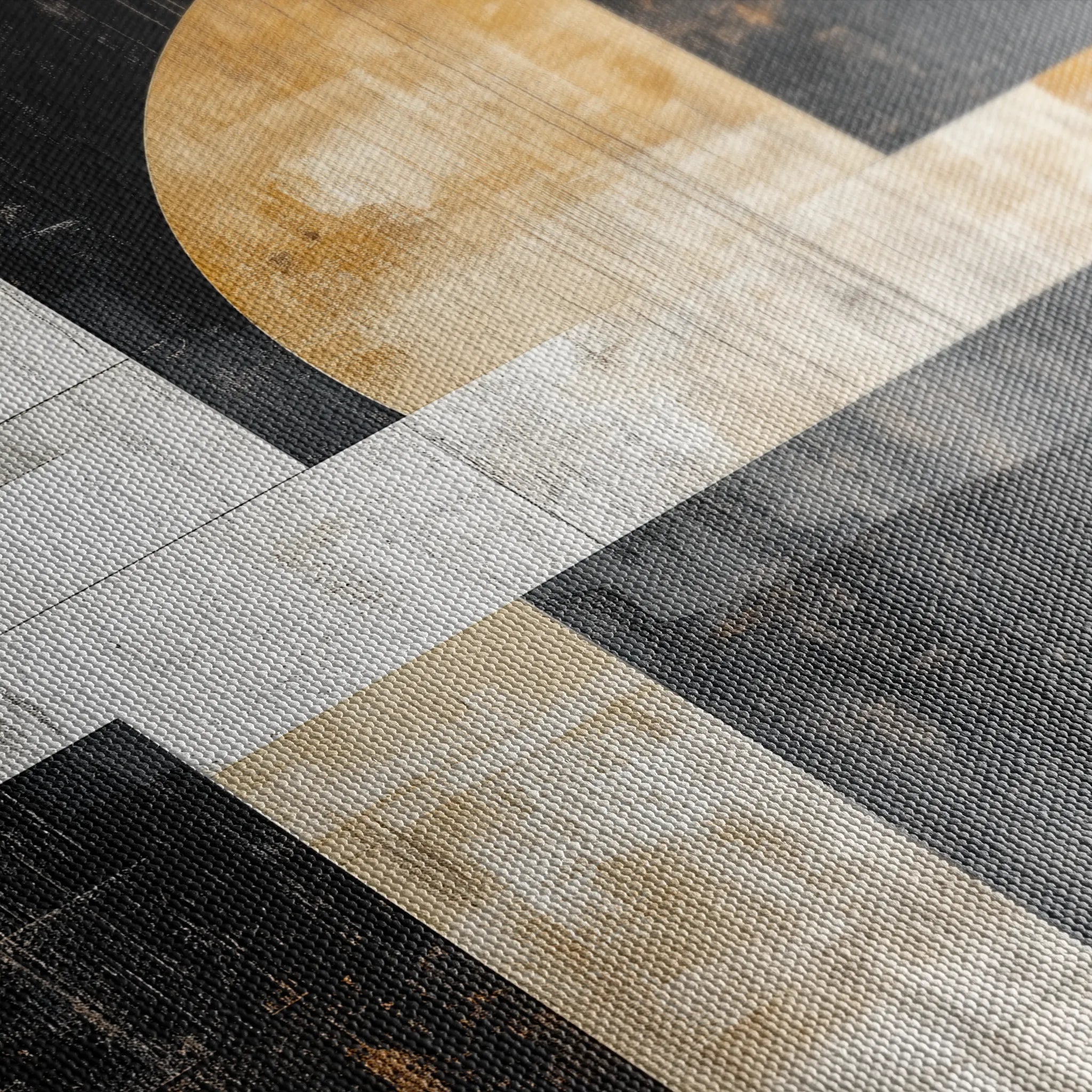 Abstract 641 Canvas Art 60 x 40 cm / Black