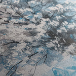 Floral 641 Canvas Art 60 x 40 cm / Black