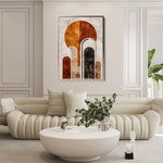 Abstract 642 Canvas Art 60 x 40 cm / Black