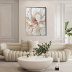 Floral 642 Canvas Art 60 x 40 cm / Black