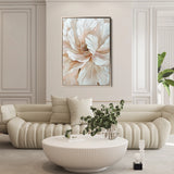 Floral 642 Canvas Art 60 x 40 cm / Black