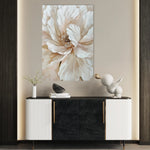 Floral 642 Canvas Art 60 x 40 cm / Black