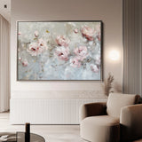 Floral 644 Canvas Art 60 x 40 cm / Black
