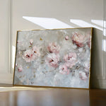 Floral 644 Canvas Art 60 x 40 cm / Black