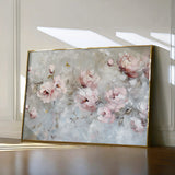 Floral 644 Canvas Art 60 x 40 cm / Black