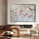 Floral 644 Canvas Art 60 x 40 cm / Black