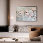 Floral 644 Canvas Art 60 x 40 cm / Black