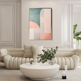 Abstract 645 Canvas Art 60 x 40 cm / Black