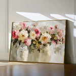 Floral 645 Canvas Art 60 x 40 cm / Black