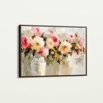 Floral 645 Canvas Art 60 x 40 cm / Black