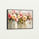 Floral 645 Canvas Art 60 x 40 cm / Black