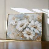 Floral 646 Canvas Art 60 x 40 cm / Black