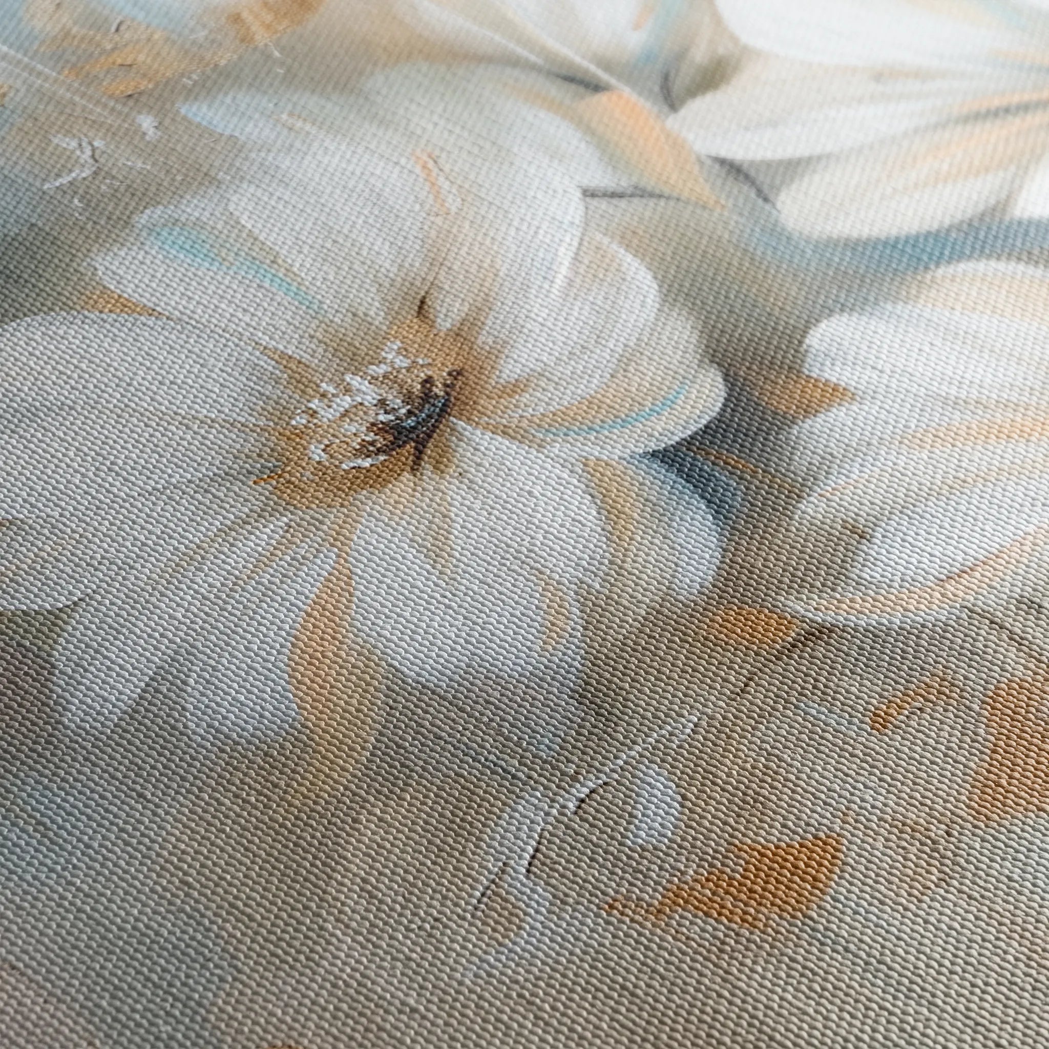 Floral 646 Canvas Art 60 x 40 cm / Black